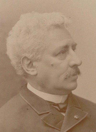 Ritratto del compositore Olivier Métra, 1870 da Eugene Pirou