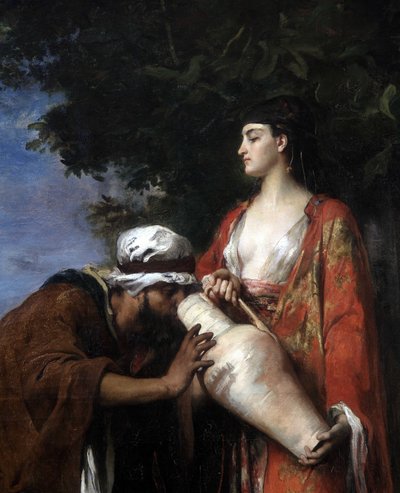 Rebecca al pozzo (dettaglio) da Eugene Romain Thirion