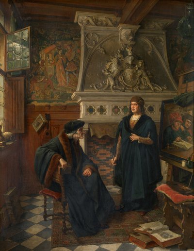 Erasmo e Quentin Matsys da Eugene Siberdt