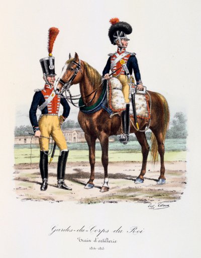 Gardes-du-Corps de Roi, Treno d