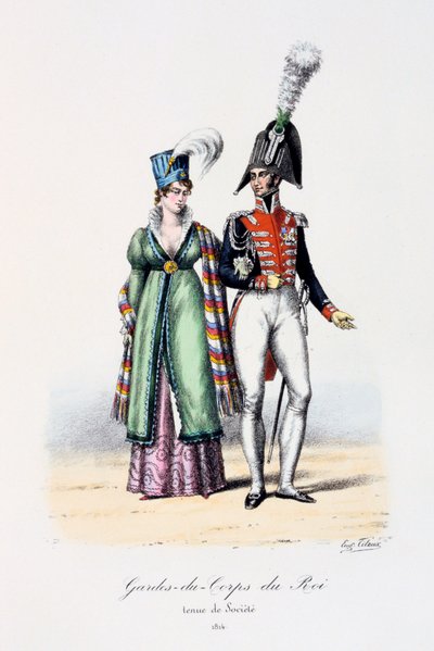 Gardes-du-Corps de Roi, tenuta di società da Eugene Titeux