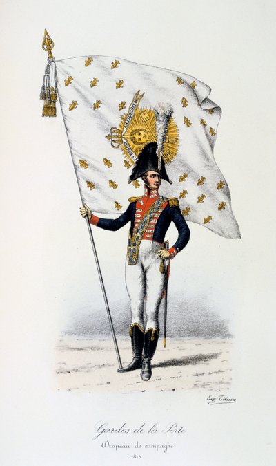 Gardes de la Porte, Bandiera della campagna da Eugene Titeux