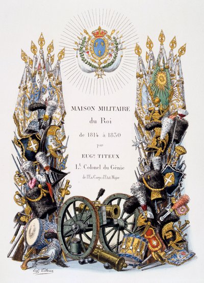 Pagina del titolo principale, 1814-1830 da Eugene Titeux