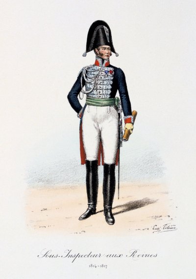 Sous-Inspecteur aux Revues, 1814-17 da Eugene Titeux