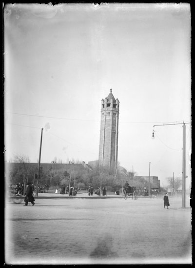 Vista di Eastern Parkway verso il Brooklyn Museum da Eugene Wemlinger