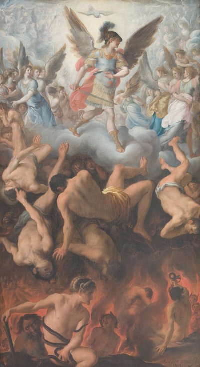 La caduta degli angeli ribelli da Eugenio Cajés