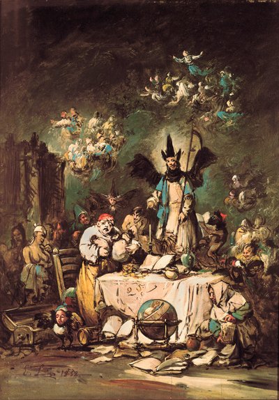 Capriccio allegorico da Eugenio Luca y Velasquez
