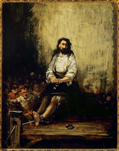 Il detenuto (dipinto su tela) da Eugenio Lucas Velazquez