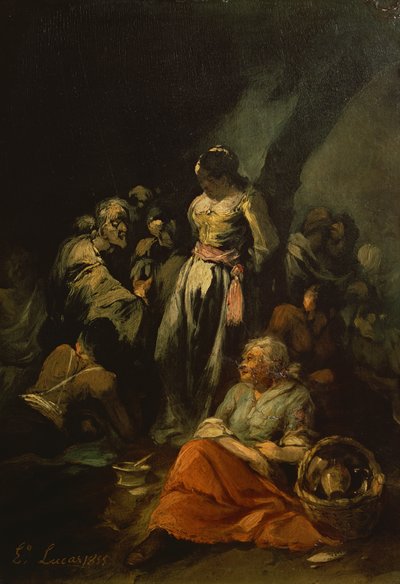 Caverna dei banditi da Eugenio Lucas y Padilla