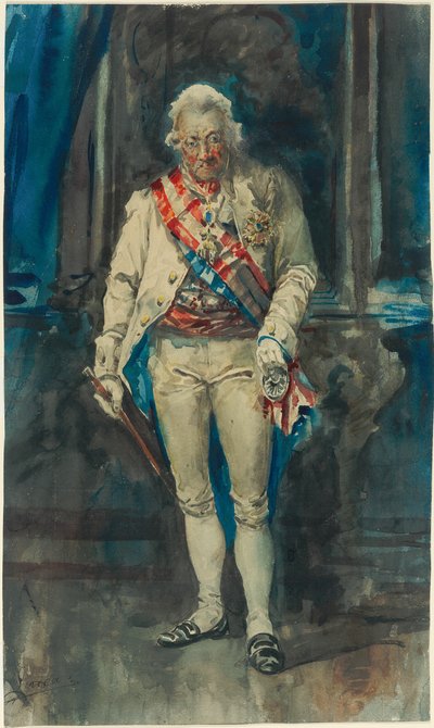 Re Carlo IV di Spagna da Eugenio Lucas y Padilla