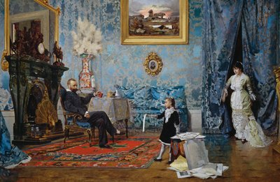 La famiglia Fabricci, ca 1880 da Eugenio Scomparini