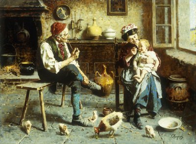 La famiglia felice da Eugenio Zampighi