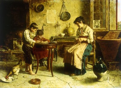 La lezione di scrittura da Eugenio Zampighi