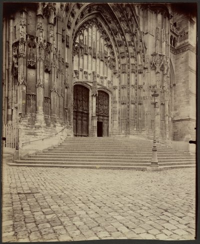 Beauvais, Porta della Cattedrale da Eugène Atget