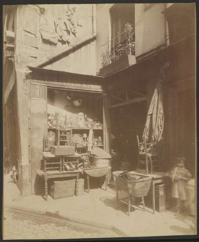 Brocanteur, Un Coin de la Rue Beaubourg, 8 (4) da Eugène Atget