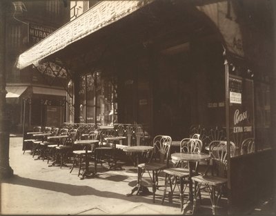 Caffè, Avenue de la Grande-Armée da Eugène Atget
