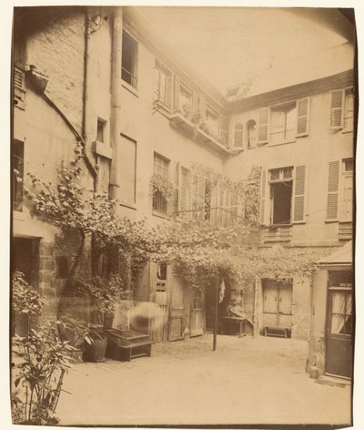 Cour de Rouen, Boulevard Saint-Germain da Eugène Atget