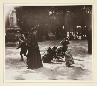 Bambini - Giardino del Lussemburgo da Eugène Atget