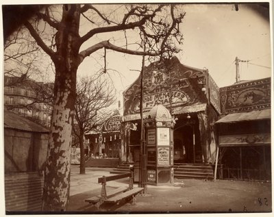 Festa Vaugirard (Fiera di strada e chiosco) da Eugène Atget