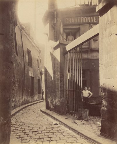 Officina del fabbro, passage de la Réunion da Eugène Atget