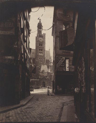 Rue de la Montagne-Sainte-Geneviève da Eugène Atget