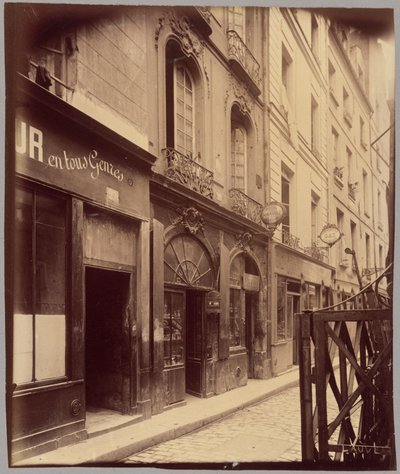 [Rue de la Parcheminerie] da Eugène Atget