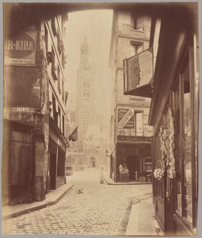 Saint-Étienne-du-Mont, rue de la Montagne Sainte-Geneviève da Eugène Atget