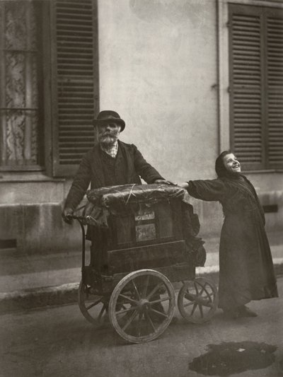 Musicisti di Strada da Eugène Atget