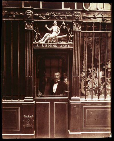 Studio di un caffè parigino da Eugène Atget