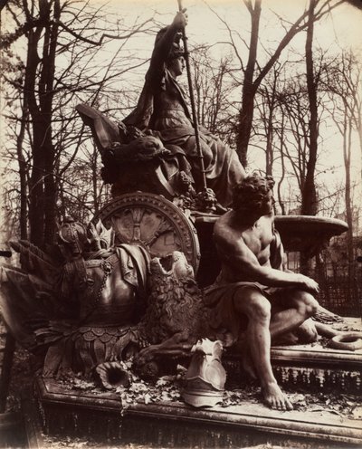Versailles, Fontana della Francia trionfante da Eugène Atget
