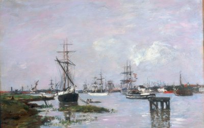 Anversa, il porto da Eugene Louis Boudin
