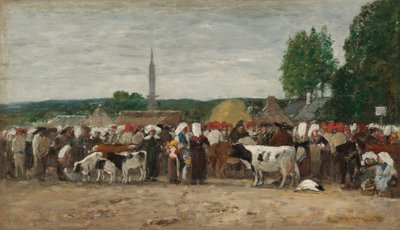 Fiera in Bretagna da Eugène Boudin