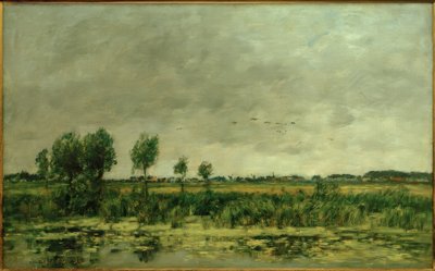Palude vicino a Honfleur da Eugene Louis Boudin