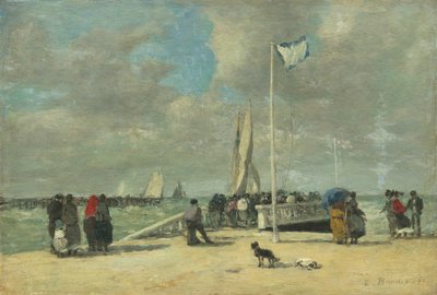 Sul molo da Eugène Boudin