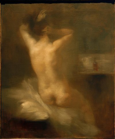 Nudo femminile di schiena da Eugène Carrière