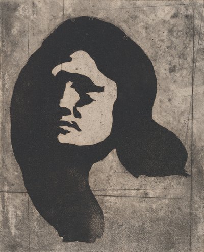 Testa di una donna da Eugène Carrière