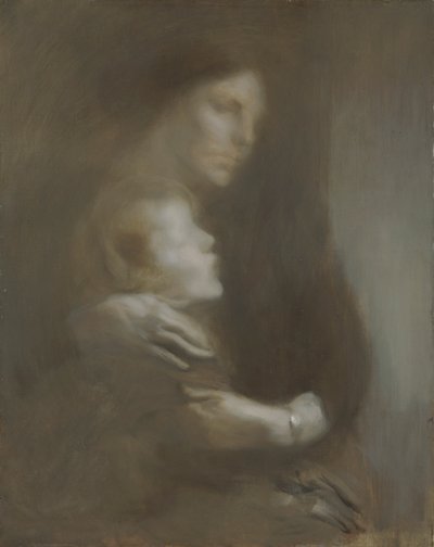 Sofferenza materna, 1896-97 da Eugène Carrière