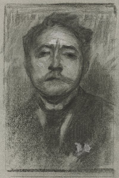 Ritratto di Jean Ajalbert, c. 1893 da Eugène Carrière
