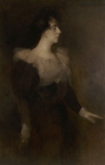 Ritratto di Pauline Ménard-Dorian, c. 1890 da Eugène Carrière