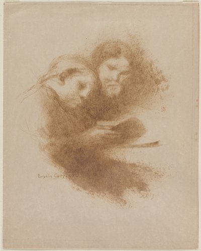 Lettura, quarto trimestre 1800 da Eugène Carrière