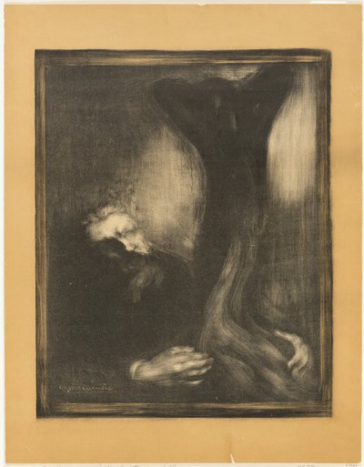 Rodin che Scolpisce da Eugène Carrière