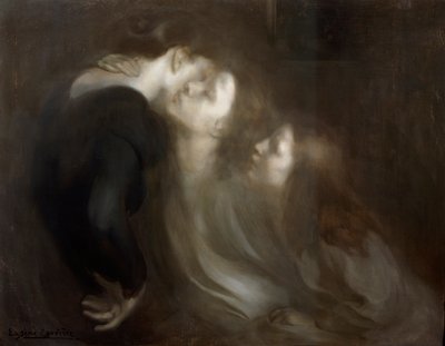 Il bacio materno, fine anni 1890 da Eugène Carrière