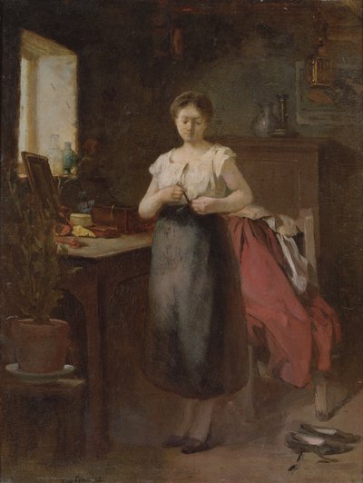 Donna in un interno da Eugène Carrière