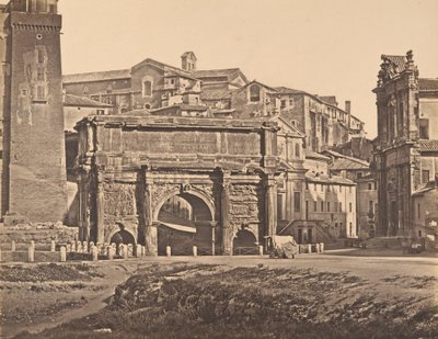 Arco di Settimio Severo, 1848-52 da Eugène Constant