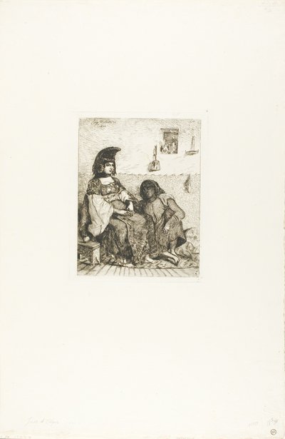Ebrea algerina da Eugène Delacroix