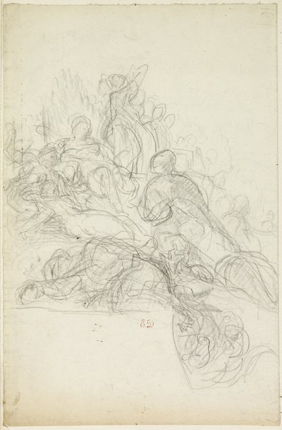 Scena Allegorica o Mitologica da Eugène Delacroix