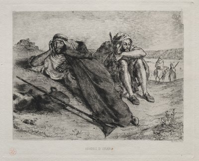 Arabi di Orano da Eugène Delacroix