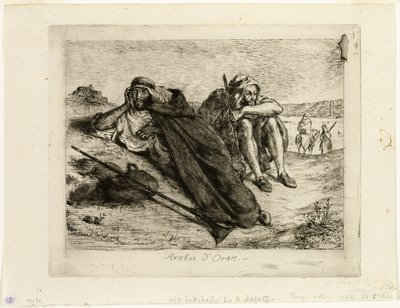 Arabi di Orano da Eugène Delacroix
