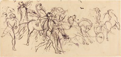 Aurighi recto e verso da Eugène Delacroix