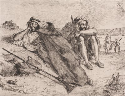 Danese: arabi di Orano da Eugène Delacroix